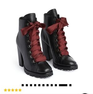 Schutz Zara boots, black, sz 8